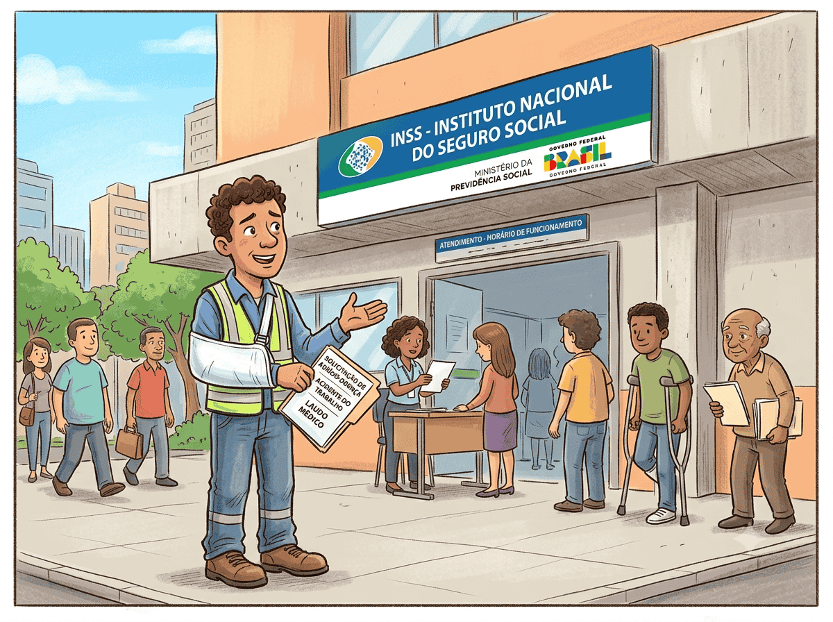 Auxílio-Doença Acidentário (B91) em 2026: Quem Tem Direito, Valor e Como Pedir
