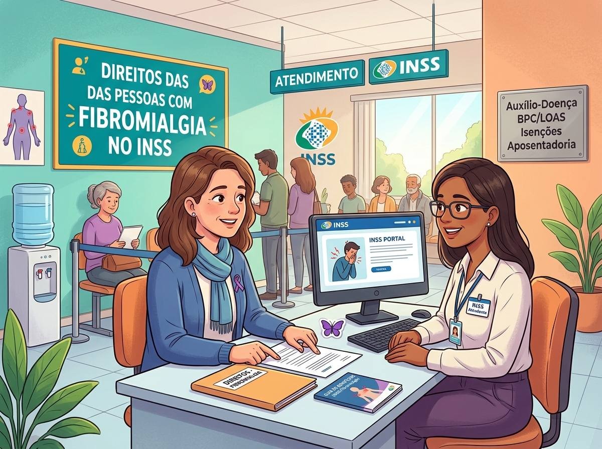 Fibromialgia e INSS em 2026: Todos os Direitos da Pessoa com Fibromialgia (Aposentadoria PcD, BPC e Benefícios por Incapacidade)